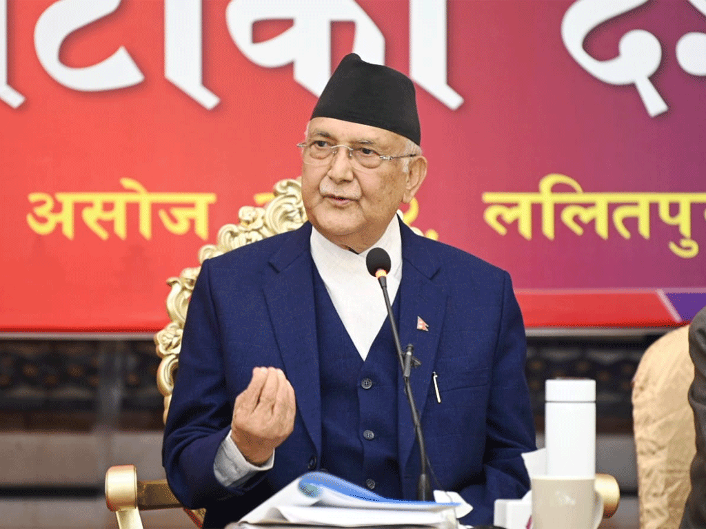 ‘मेरो काँधमा जिम्मेवारी छ, पूरा नगरी राजीनामा दिन्नँ’- नेकपा एमालेका अध्यक्ष ओली