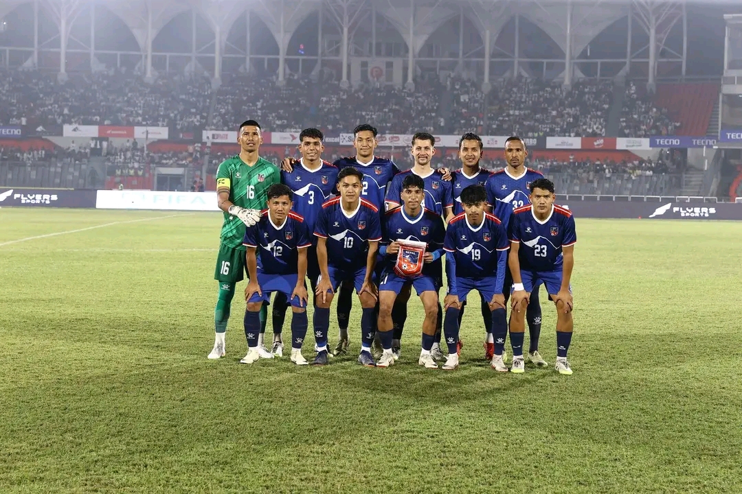 नेपाल र बङ्गलादेशको मैत्रीपूर्ण फुटबलमा २-२ को बराबरी