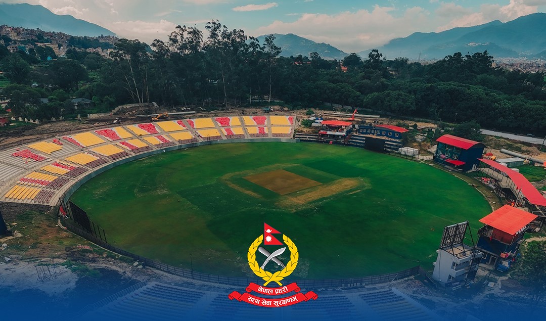 कीर्तिपुरस्थित त्रिवि क्रिकेट मैदान वरपर भीडभाड नगर्न प्रहरीको अनुरोध