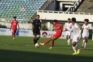 एएफसी यू-१७ एसियन कप छनोटमा नेपालको लगातार दोस्रो हार, म्यान्मार ४-० ले विजयी