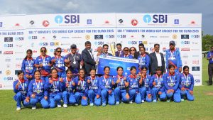 नेत्रहीन टी-२० महिला विश्वकप क्रिकेट: उपाधि भारतलाई, नेपाल उपविजेता