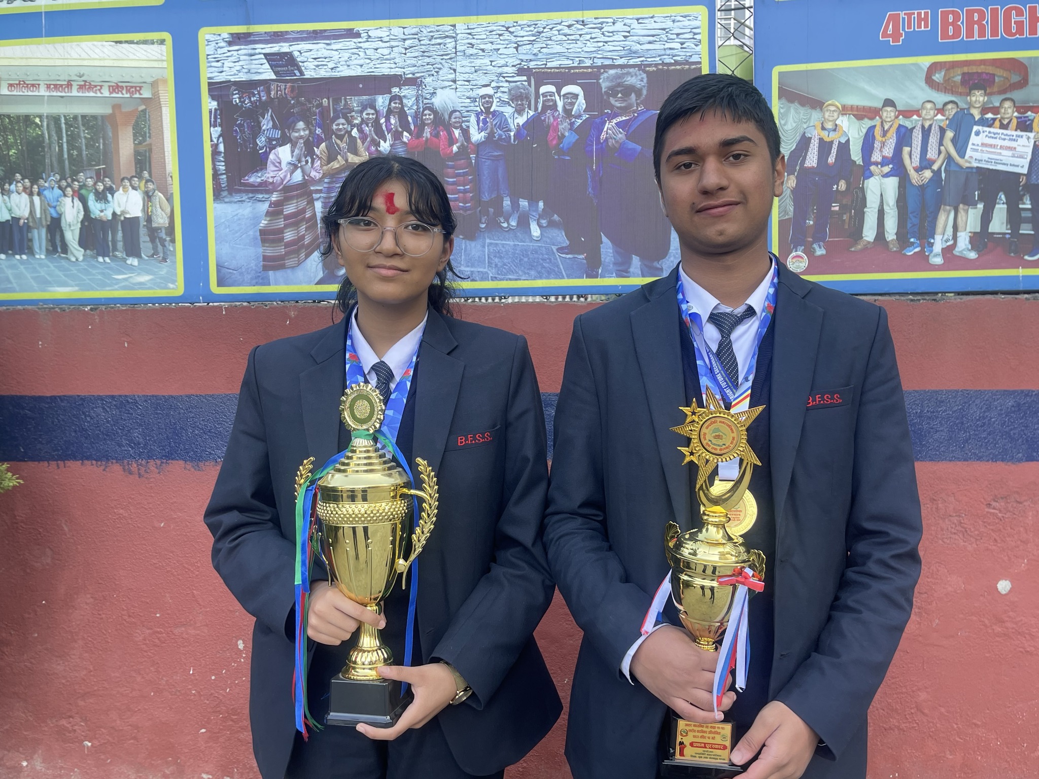 चन्द्रागिरि अन्तर माध्यमिक विद्यालय वादविवाद प्रतियोगितामा ब्राइट फ्यूचरका हर्षित प्रथम