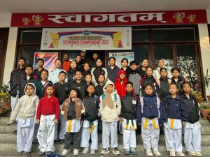 नेपाल ओपन अन्तर्राष्ट्रिय तेक्वान्दो प्रतियोगितामा शोणितपुर डोजाङलाई ११ स्वर्ण पदक
