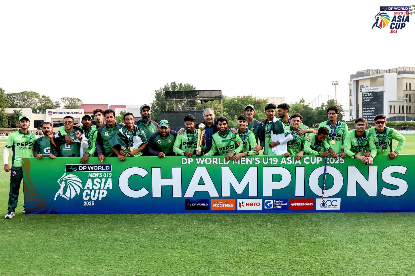 यू-१९ पुरुष एसिया कपको उपाधि पाकिस्तानको पक्षमा, फाइनलमा भारतको लज्जास्पद हार