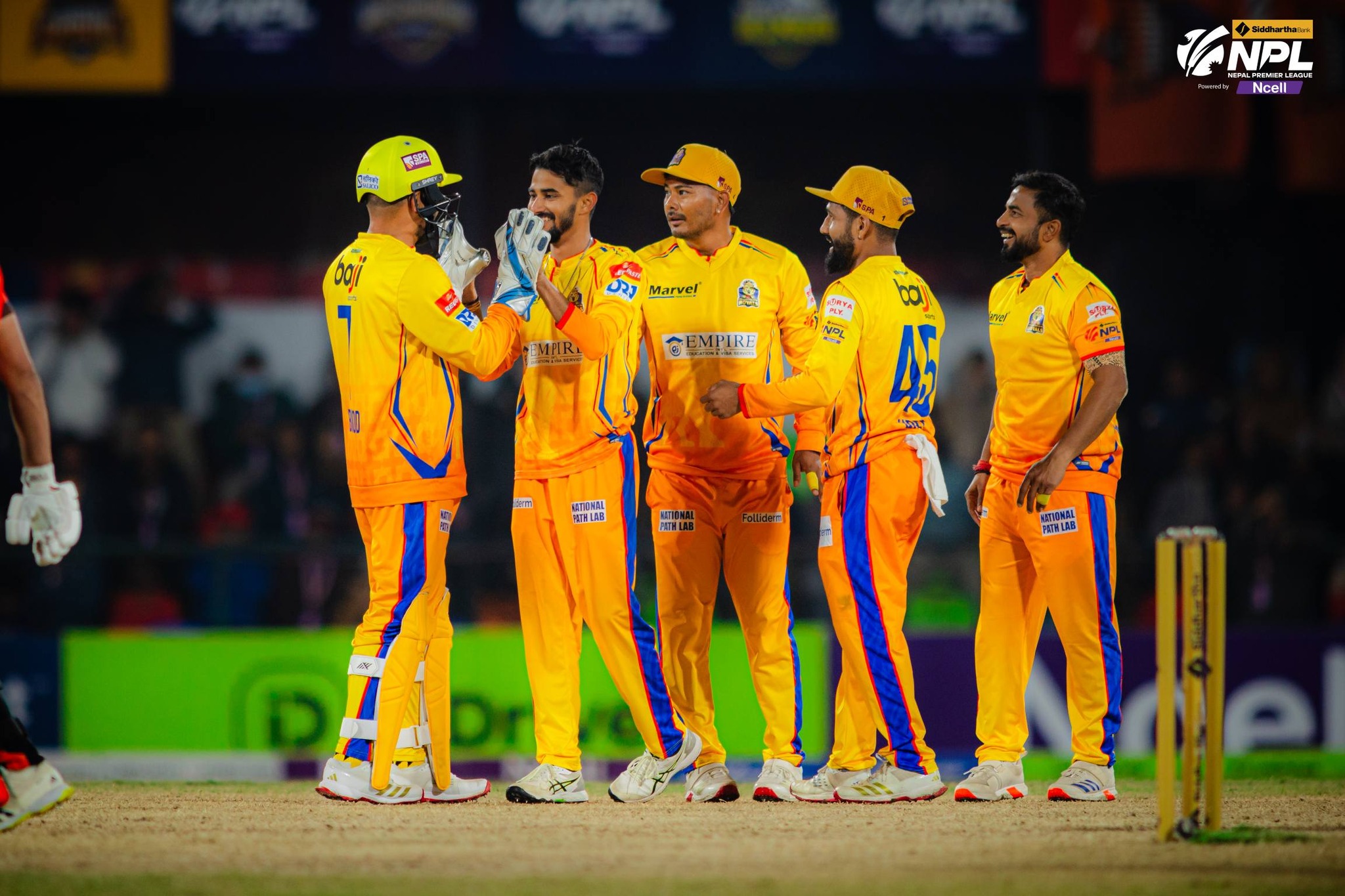 नेपाल प्रिमियर लिग-२०२५ः सुदूरपश्चिमको लगातार छैठाैं जित, चितवन राइनोज ४९ रनले पराजित