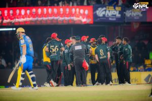 नेपाल प्रिमियर लिग-२०२५ः पोखरा एभेन्जर्सको जित, कर्णाली याक्स ३४ रनले पराजित