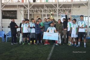 थानकोट जेसीज चन्द्रागिरि अन्तर वडाकप फुटसलको उपाधि वडा नं. ८ मातातिर्थलाई