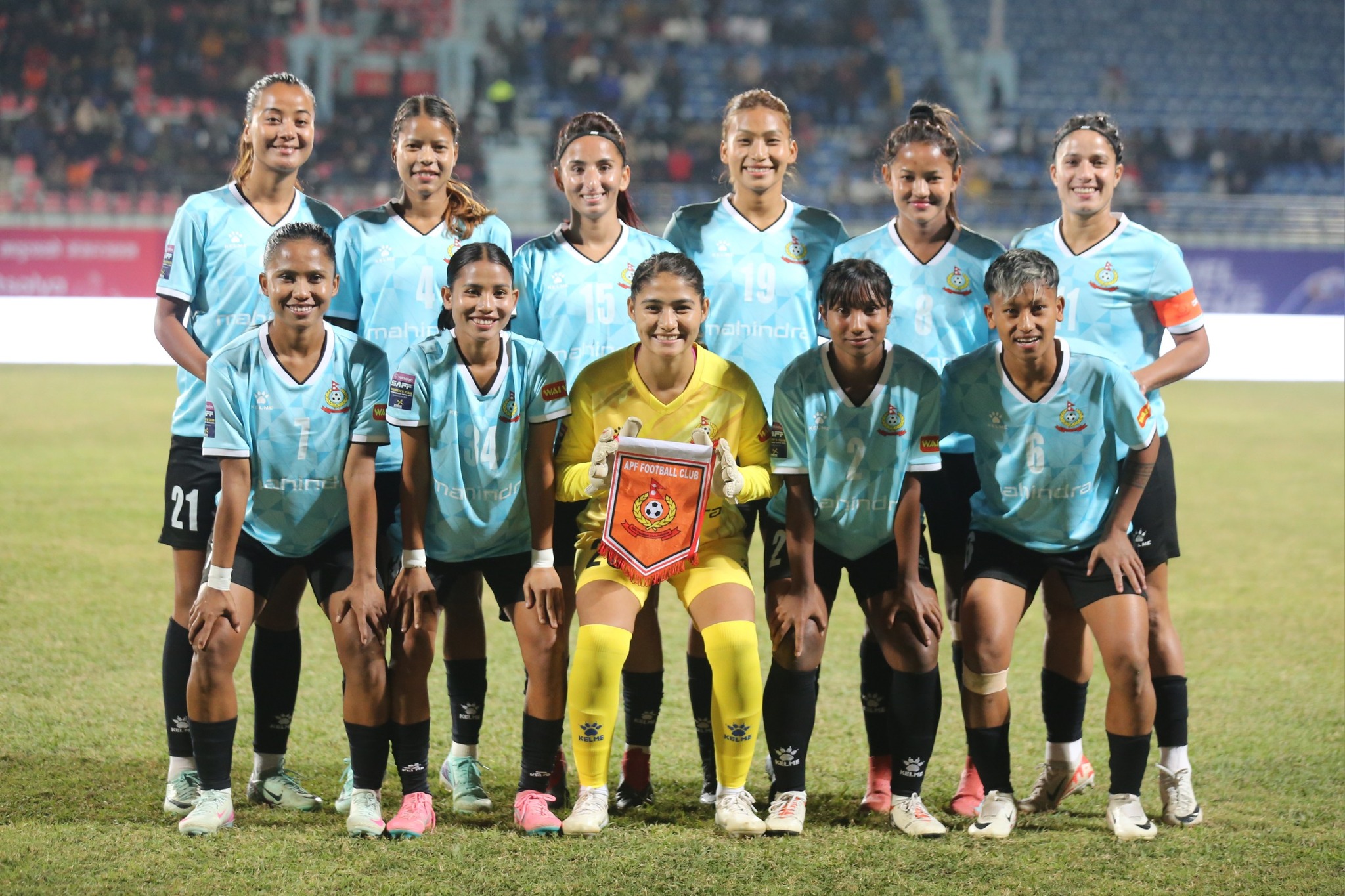 साफ महिला क्लब च्याम्पियनसिपः नेपाल एपीएको विजयी सुरुवात