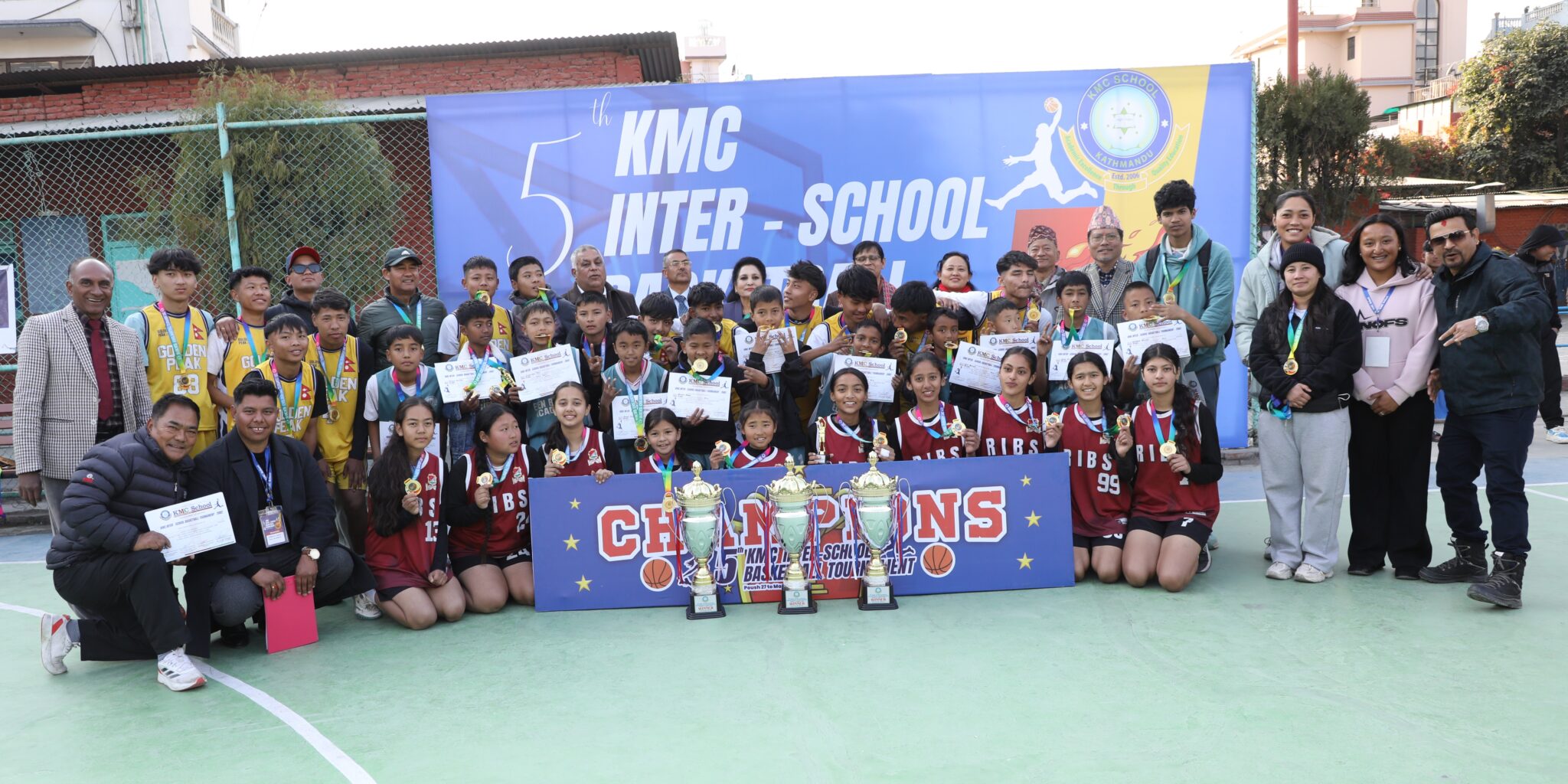 रिब्सलाई केएमसी बास्केटबल उपाधि, सुप्रिया मल्ल उत्कृष्ठ खेलाडी घोषित