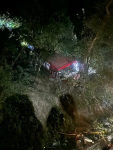 थानकोट रुटमा गुड्ने महानगर यातायातको बस जहरसिंह पौवाको जंगलमा दुर्घटना, उद्धार कार्य जारी