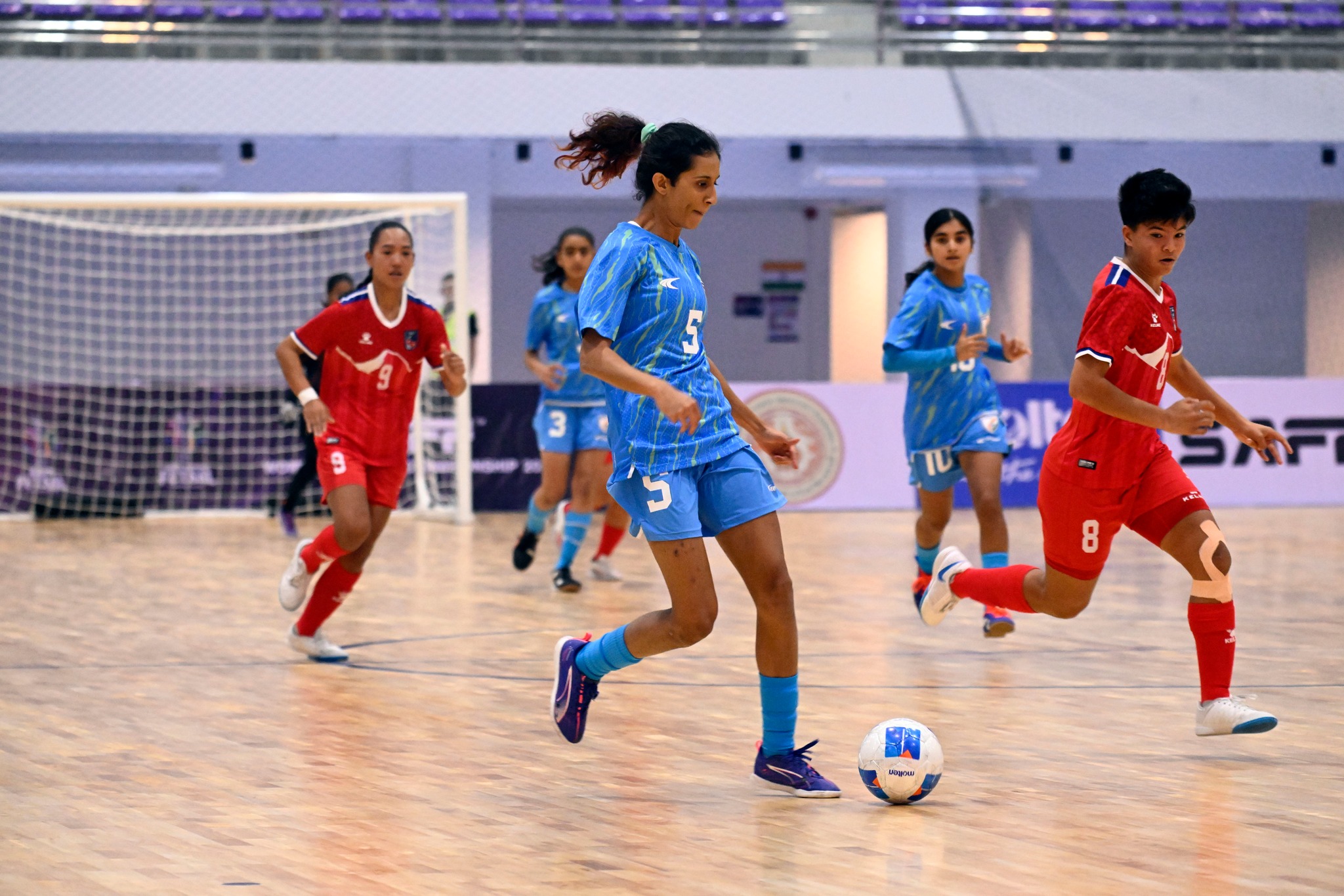 साफ फुटसल च्याम्पियनशिप : भारतसँग नेपालको फराकिलो हार