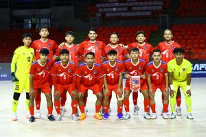 साफ फुटसल च्याम्पियनसिप : नेपालको विजयी सुरुआत, श्रीलंका २-१ ले स्तब्ध