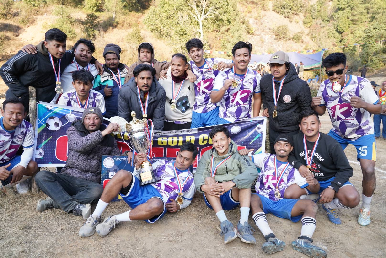 प्रथम चित्लाङ गोल्डकप ९ ए साइड फुटबलको उपाधि कुर्दन फुटबल एकेडेमीलाई