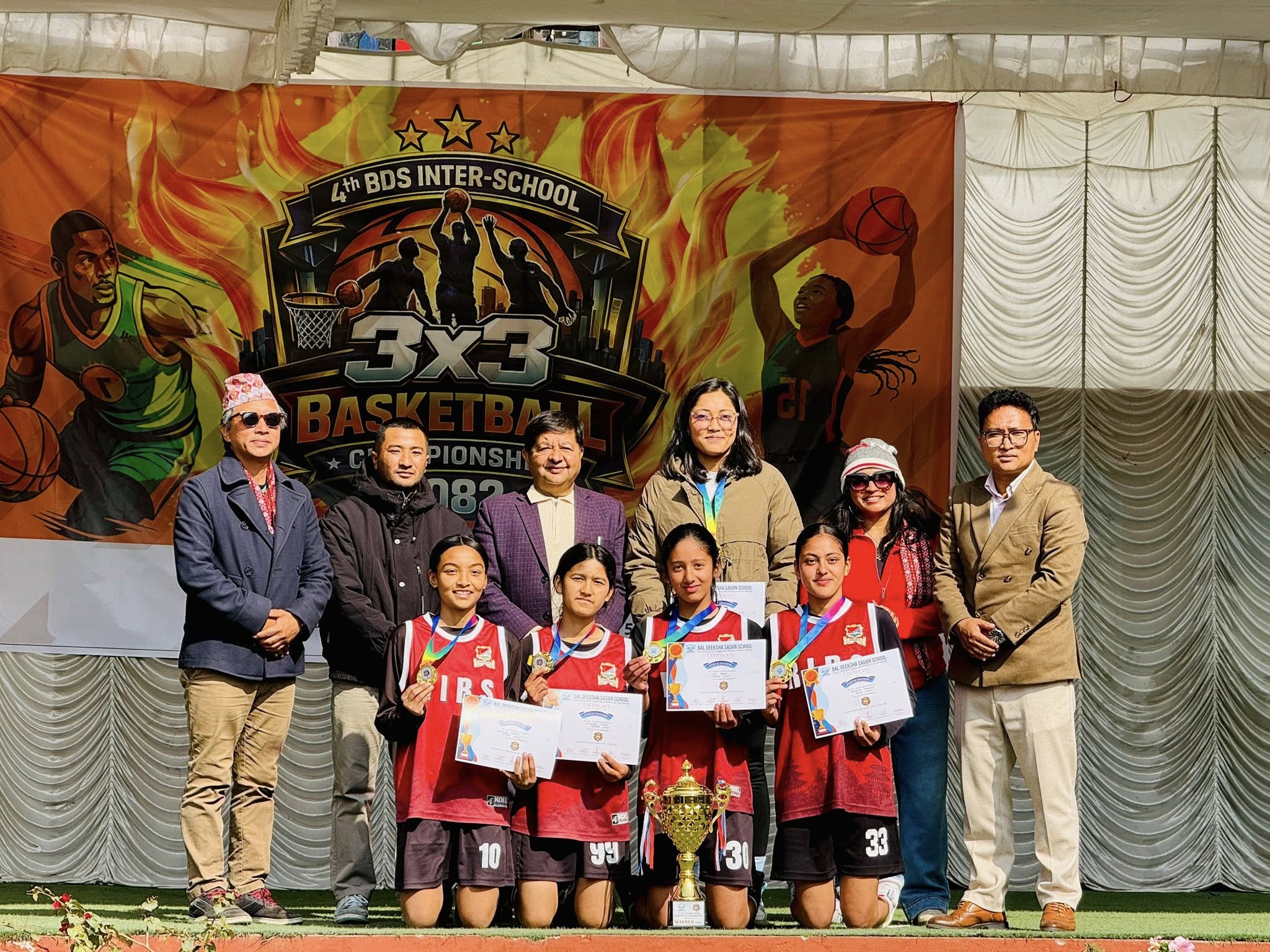 रिब्स माविलाई बाल दीक्षा सदन ३x३ बास्केटबल उपाधि