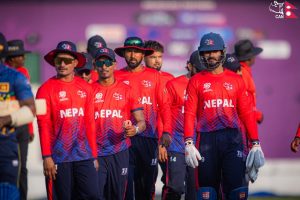 नेपाल पहिलो अभ्यास खेलमा श्रीलंका ‘ए’ सँग पराजित