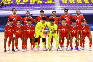 साफ पुरुष फुटसल च्याम्पियनसिप: नेपाल र भारतबीचको खेल ३-३ गोलको बराबरीमा सकियो