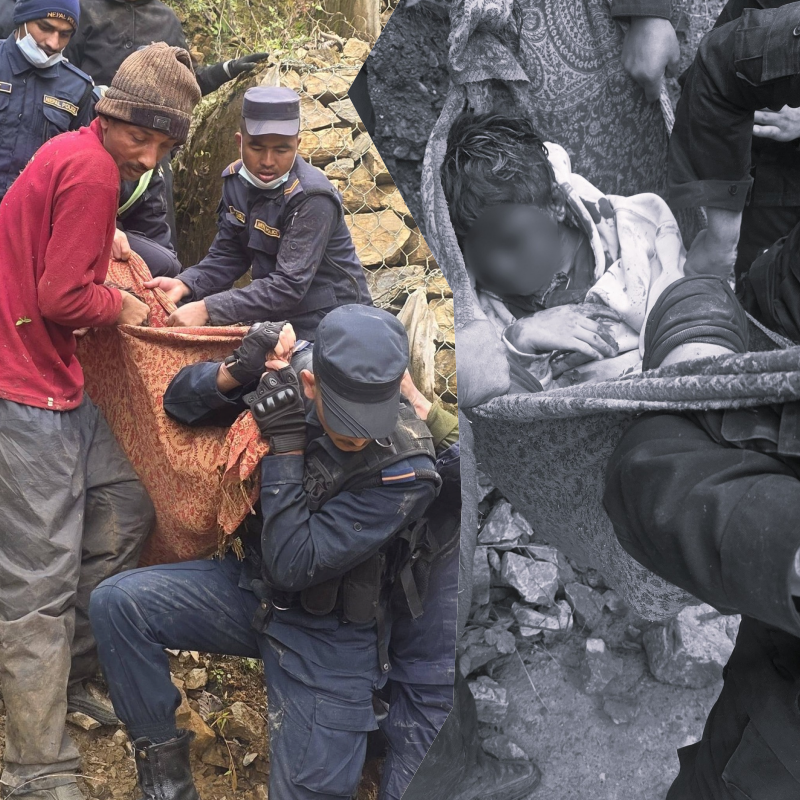 थानकोट-चित्लाङ सडकमा मोटरसाइकलमाथि चढेर सेल्फी खिच्दा निम्तिएको विपद्