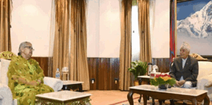 राष्ट्रपति रामचन्द्र पौडेल र प्रधानमन्त्री सुशीला कार्कीबीच भेटवार्ता