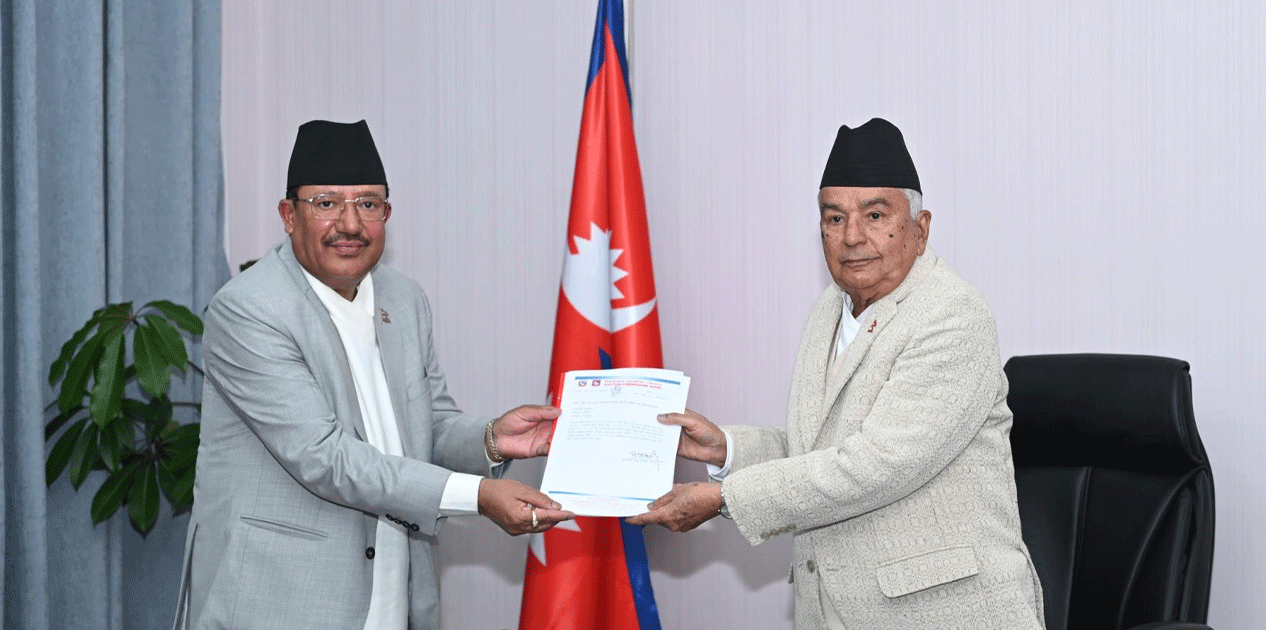 राष्ट्रपतिसमक्ष राष्ट्रिय सभा सदस्य निर्वाचनको प्रतिवेदन पेश