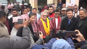 सुनील थापा राष्ट्रिय सभामा निर्विरोध निर्वाचित भएको औपचारिक घोषणा