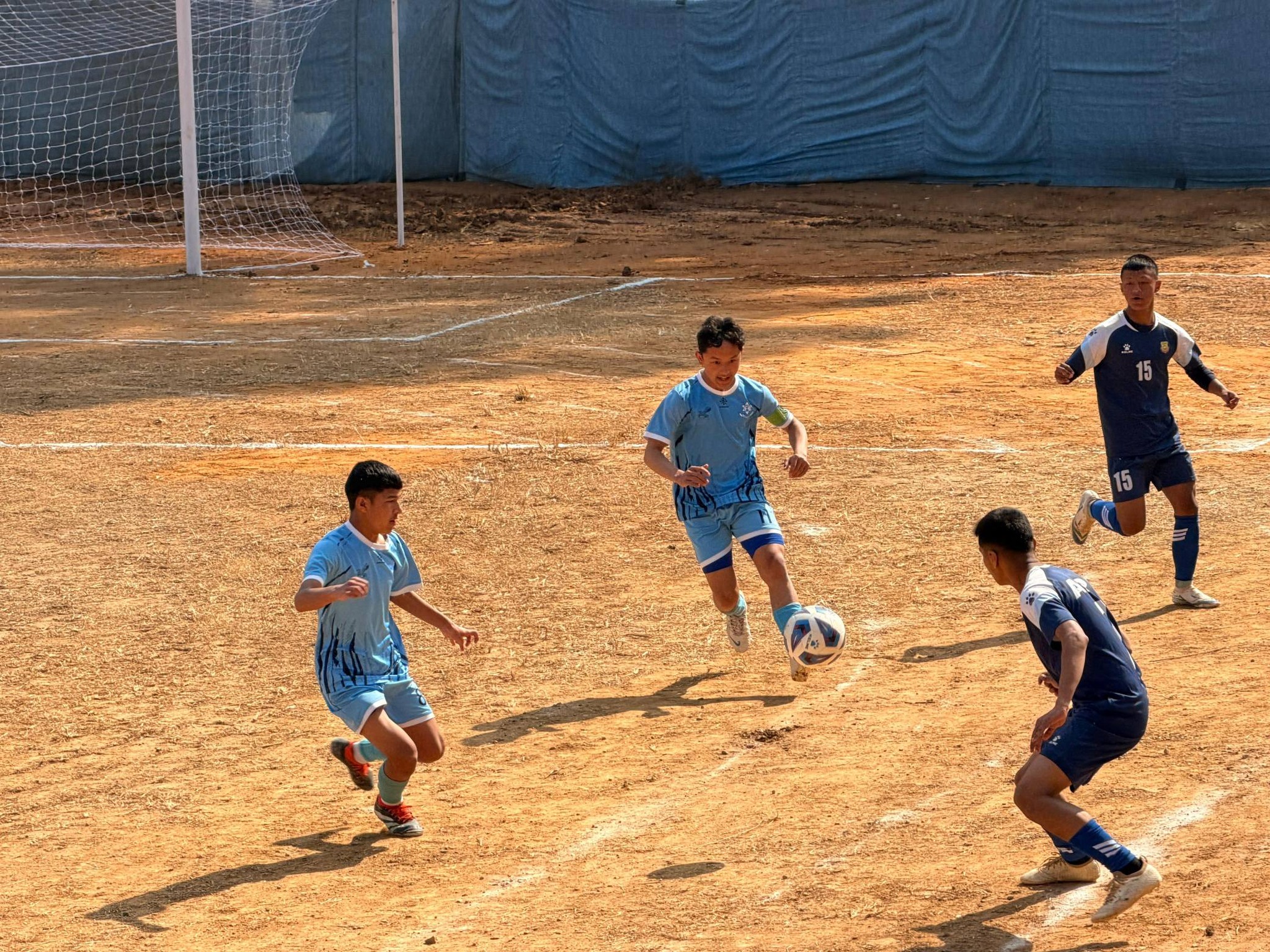 सशस्त्र प्रहरी महानिरीक्षक रनिङ ट्रफी फुटबलः पिस प्वाईन्टसामु सनसाइन निरिह, आज दुई खेल हुने