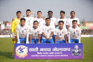 झापा गोल्डकप: त्रिभुवन आर्मी क्लबलाई स्तब्ध बनाउँदै मच्छिन्द्र फुटबल क्लब फाइनलमा