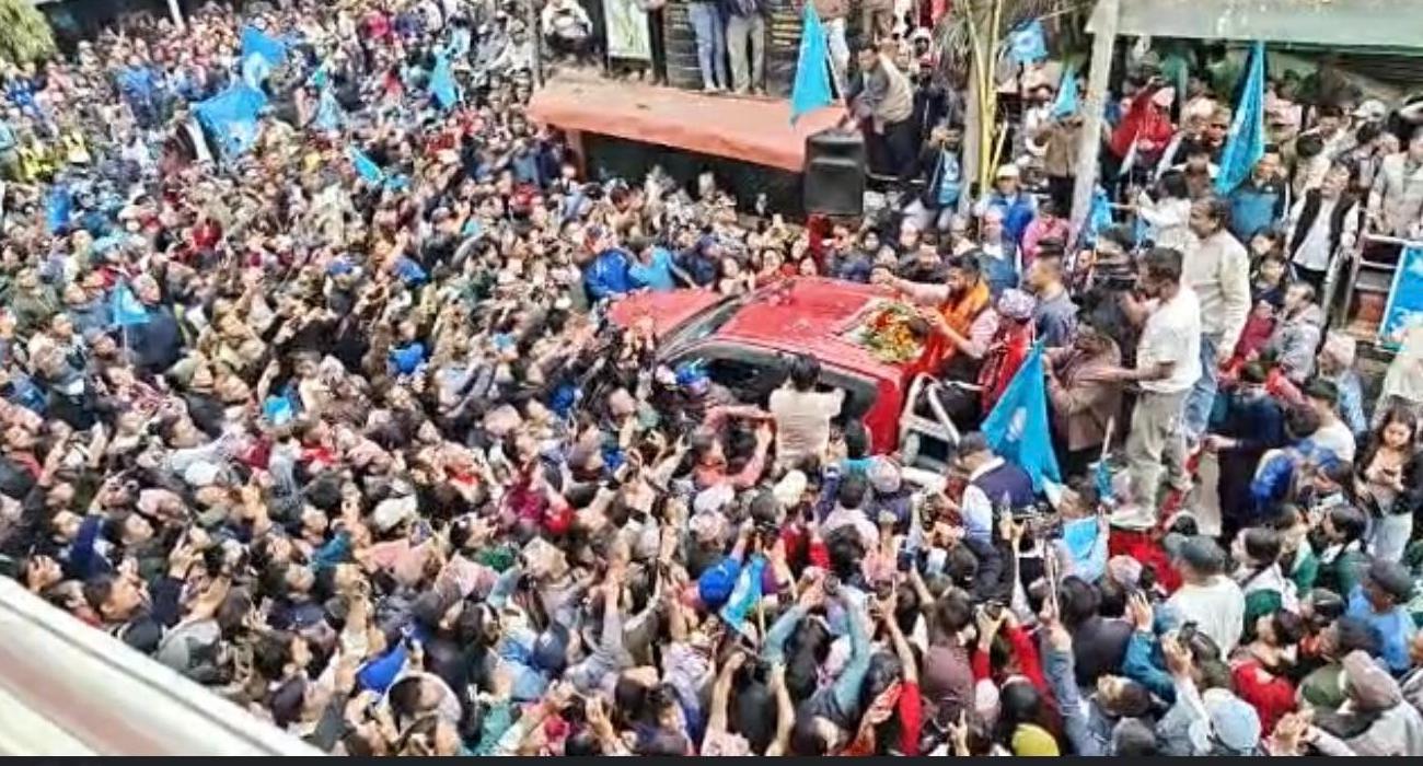 धादिङ पुगेर रवि लामिछानेले भने : ‘फागुन २१ को निर्वाचन इतिहास रच्ने अवसर’