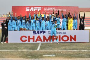 साफ यु-१९ महिला च्याम्पियनसिपको उपाधि भारतलाई