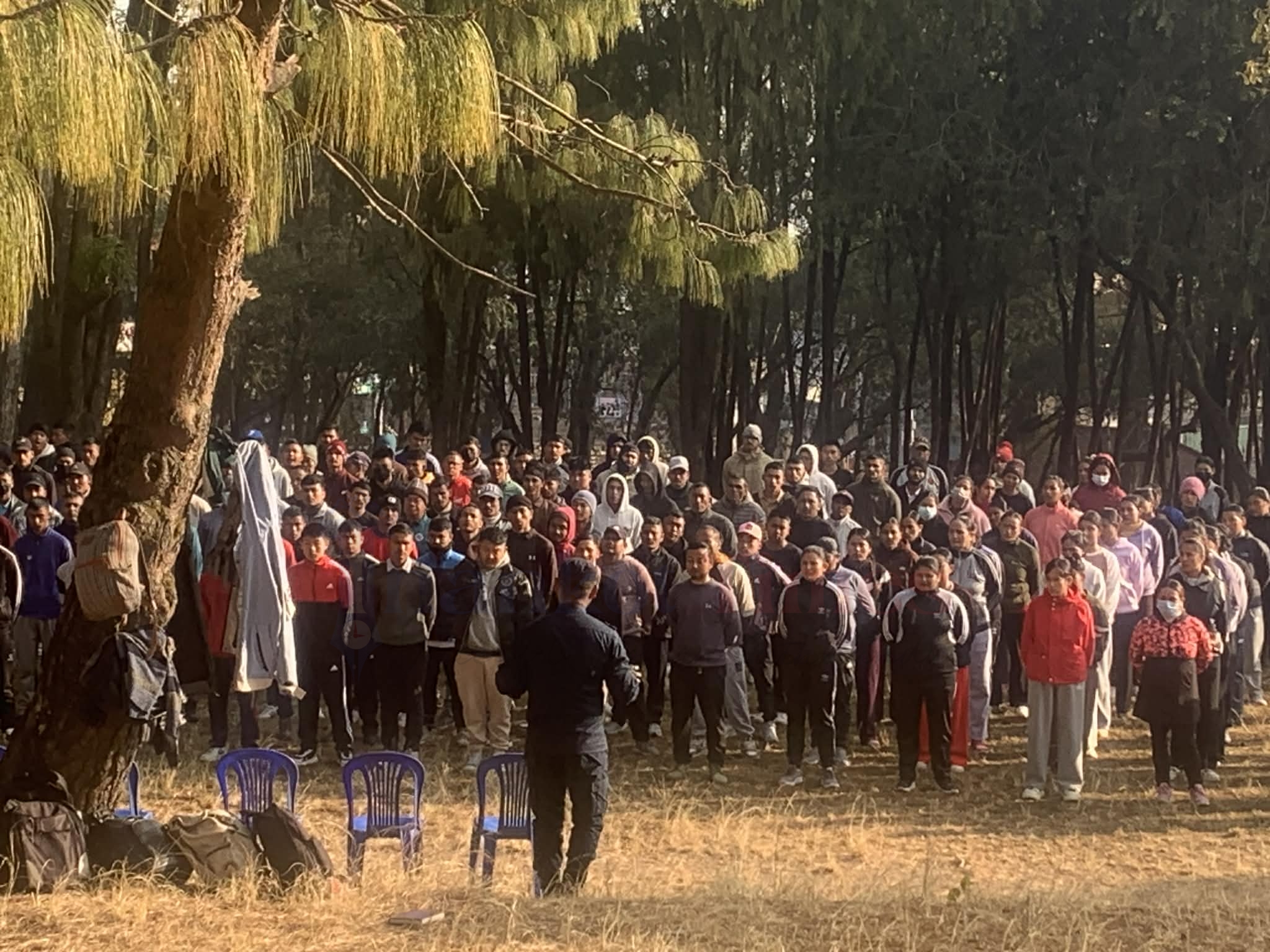 प्रतिनिधि सभा सदस्य निर्वाचन-२०८२ः थानकोटमा १९० जना निर्वाचन प्रहरीले तालिम लिँदै