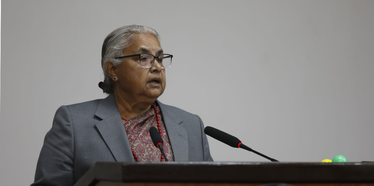 संसद्‌मा प्रधानमन्त्री सुशीला कार्कीबाट पहिलोपटक सम्बोधन