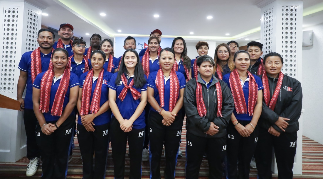 राइजिङ स्टार्स महिला एसिया कपमा सहभागी हुने नेपाली टोलीकाे बिदाइ, कप्तानी पूजाले गर्ने