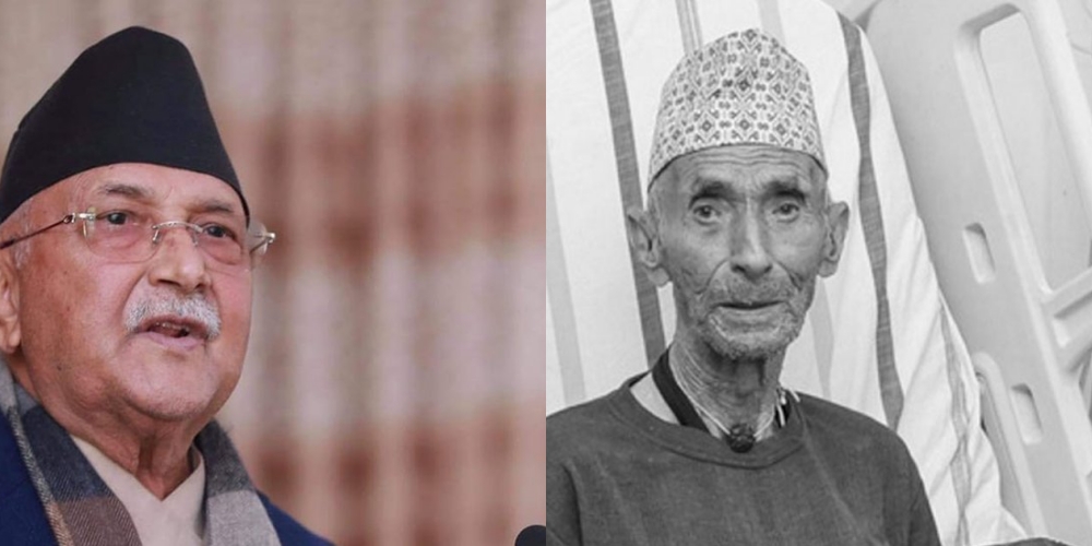 एमाले अध्यक्ष केपी शर्मा ओलीलाई पितृशोक