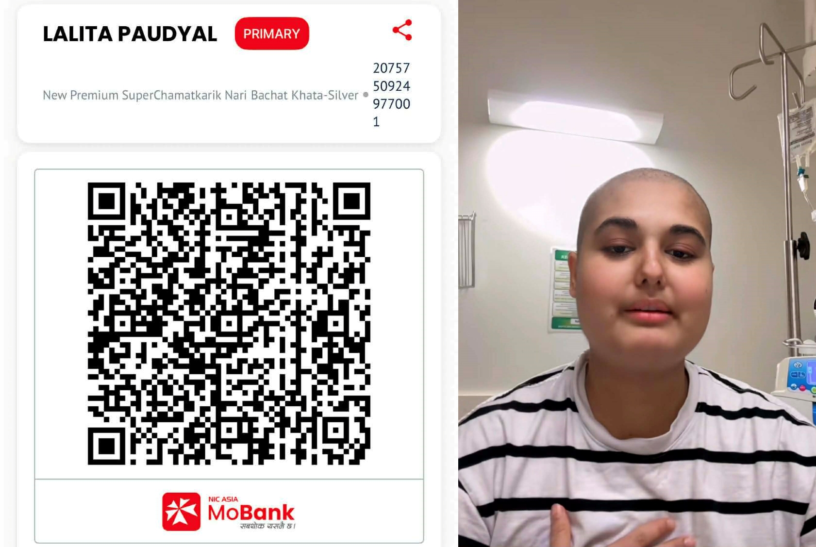 रक्त क्यान्सरबाट ग्रसित गुर्जुधाराकी ललिताद्वारा सहयोगका लागि अपील