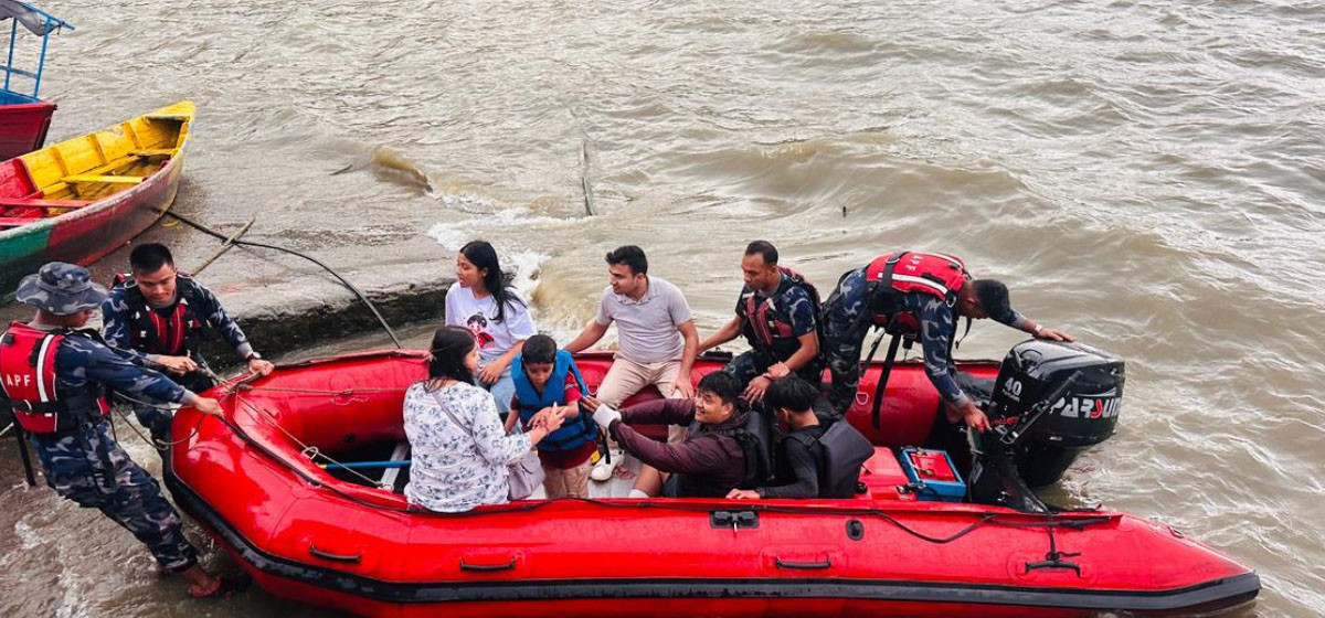 फेवातालमा फसेका ११ जनाको सकुशल उद्धार