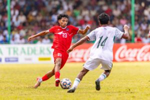 साफ यू-२० च्याम्पियनसीप: सेमिफाइनलनमा नेपाल बंगलादेशसँग पराजित