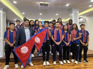 आईसीसी महिला च्यालेन्ज ट्रफी खेल्न नेपाली टोली रुवान्डा प्रस्थान