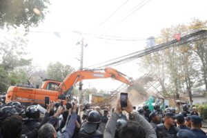 थापाथलीको सुकुम्बासी बस्ती खाली भयो- प्रवक्ता पोखरेल