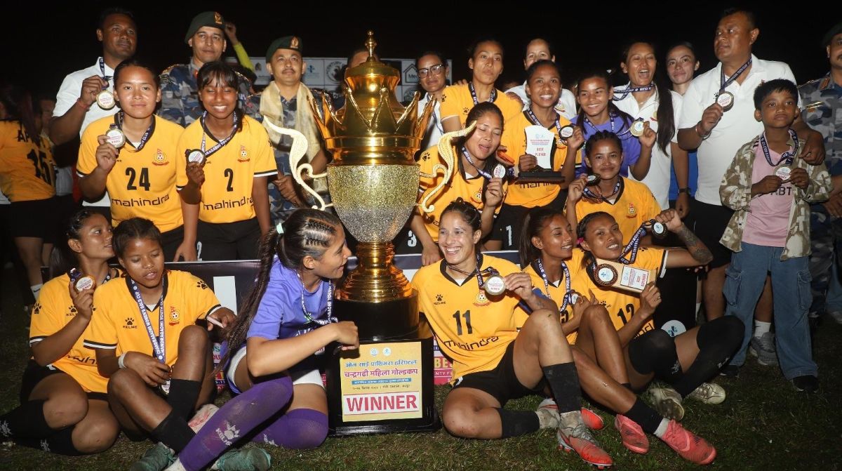 चन्द्रगढी महिला गोल्डकपको उपाधि एपीएफलाई