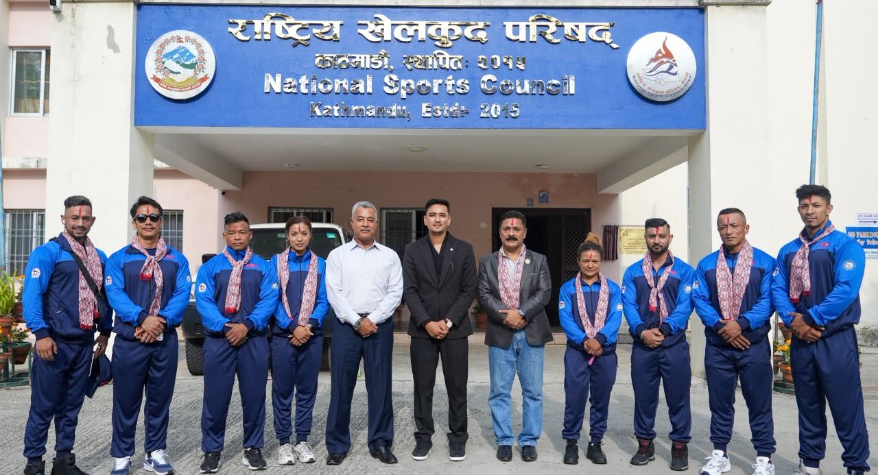 नेपाली शारीरिक सुगठन टोली भुटान जाँदै