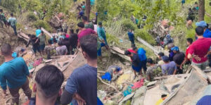 बीपी राजमार्गमा यात्रुबस दुर्घटना, ७ जनाको मृत्यु, १५ जना घाइते
