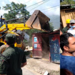 मेयर आफैं फिल्डमा उत्रिएपछि अतिक्रमणविरुद्ध चन्द्रागिरि नगरपालिकामा डोजर अभियान सुरु
