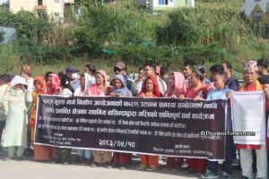 नागढुङ्गा सुरुङ मार्ग प्रभावित क्षेत्रमा खानेपानीको माग सम्बोधन गर्ने मन्त्री लम्सालको आश्वासन