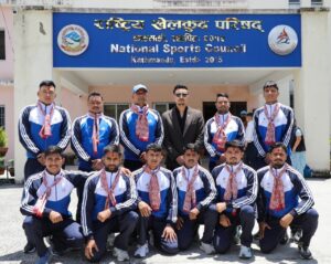 एसियाड तयारीको लागि पुरुष कबड्डी टोली भारत जाँदै