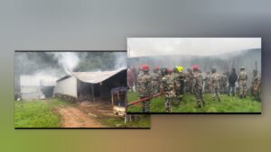 थानकोट चुनिलेखस्थित एक कारखानामा भीषण आगलागी