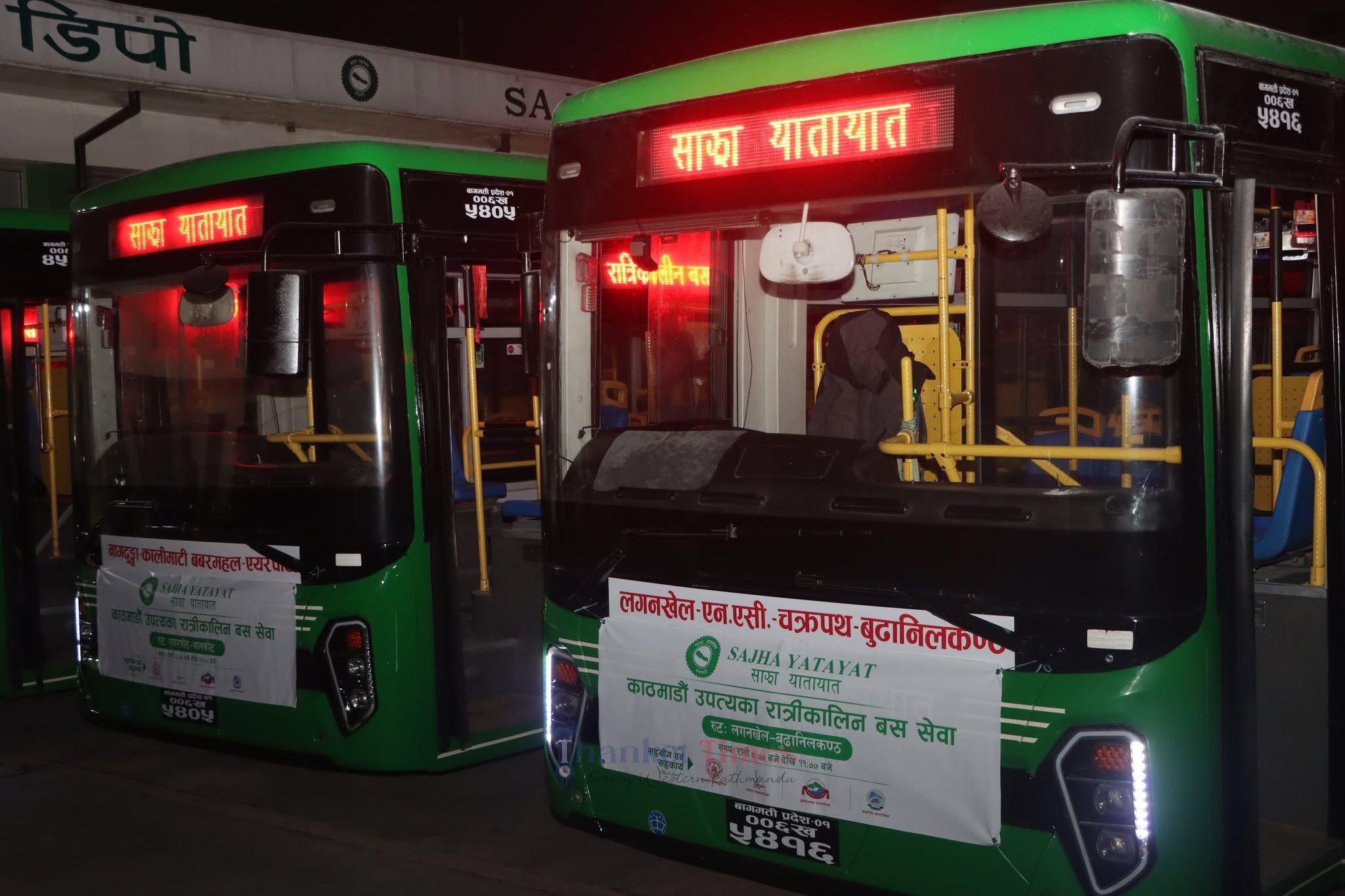 थानकोट रुटमा रात्रिकालीन बससेवाले अबेरसम्म काम गर्ने सर्वसाधारणलाई राहत