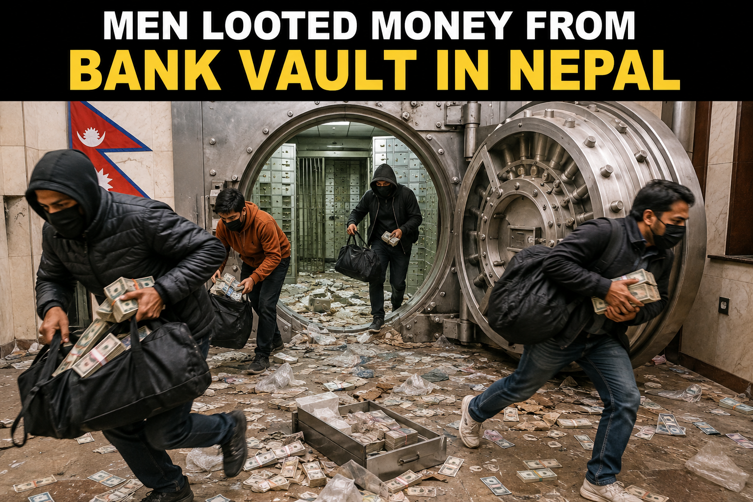 बाढीमा बगेको ‘सेफ’ तोडफोड गरी पैसा चोरी आरोपमा धादिङमा २९ जना पक्राउ, ९२ लाख बरामद
