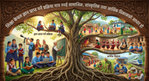 शिक्षा केवल ज्ञान प्राप्त गर्ने प्रक्रिया मात्र नभई सामाजिक, सांस्कृतिक तथा आर्थिक विकासको आधार हो