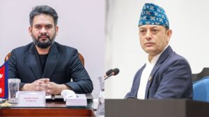 प्रधानमन्त्री शाह र सभामुख अर्यालबीच भेटवार्ता