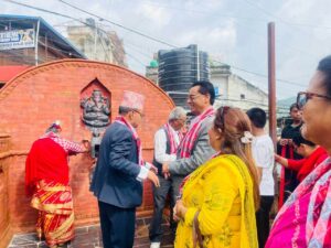 थानकोट इमाखेलस्थित महालक्ष्मी मन्दिर परिसरमा ढुङ्गेधारा पुनःनिर्माण सम्पन्न