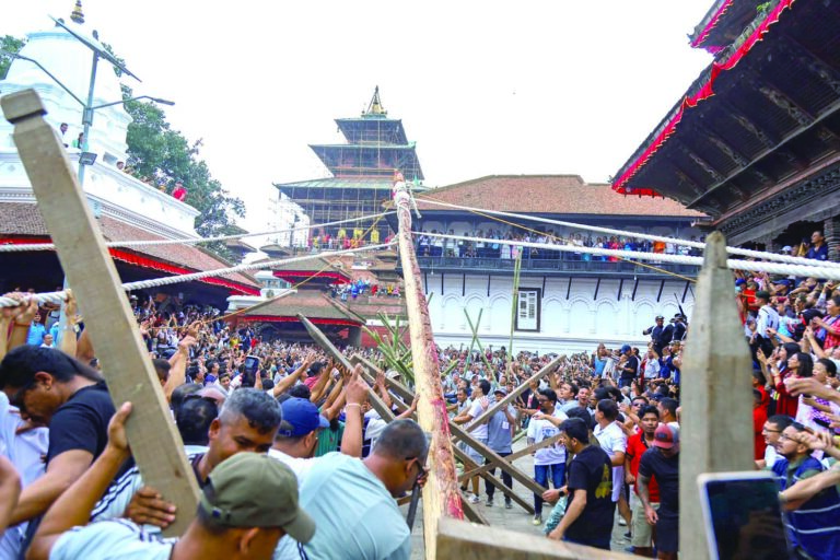 यस वर्षको इन्द्रजात्राको साइत सार्वजनिक, यसिं आइतबार बिहान ९:५३ को साइतमा काटिने